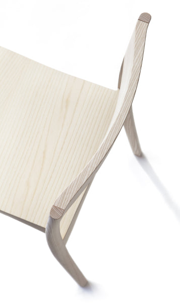 October Light Chair by Nikari, showing detail top view of october light chair.