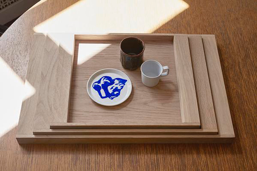 No. 10 Tray by Skagerak, showing no. 10 trays in live shot.