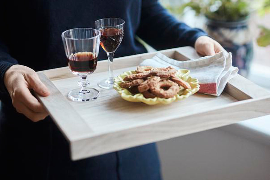 No. 10 Tray by Skagerak, showing no. 10 tray in live shot.