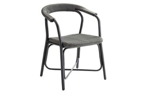 Noble Dining Armchair by Cane-Line - Black Rattan.