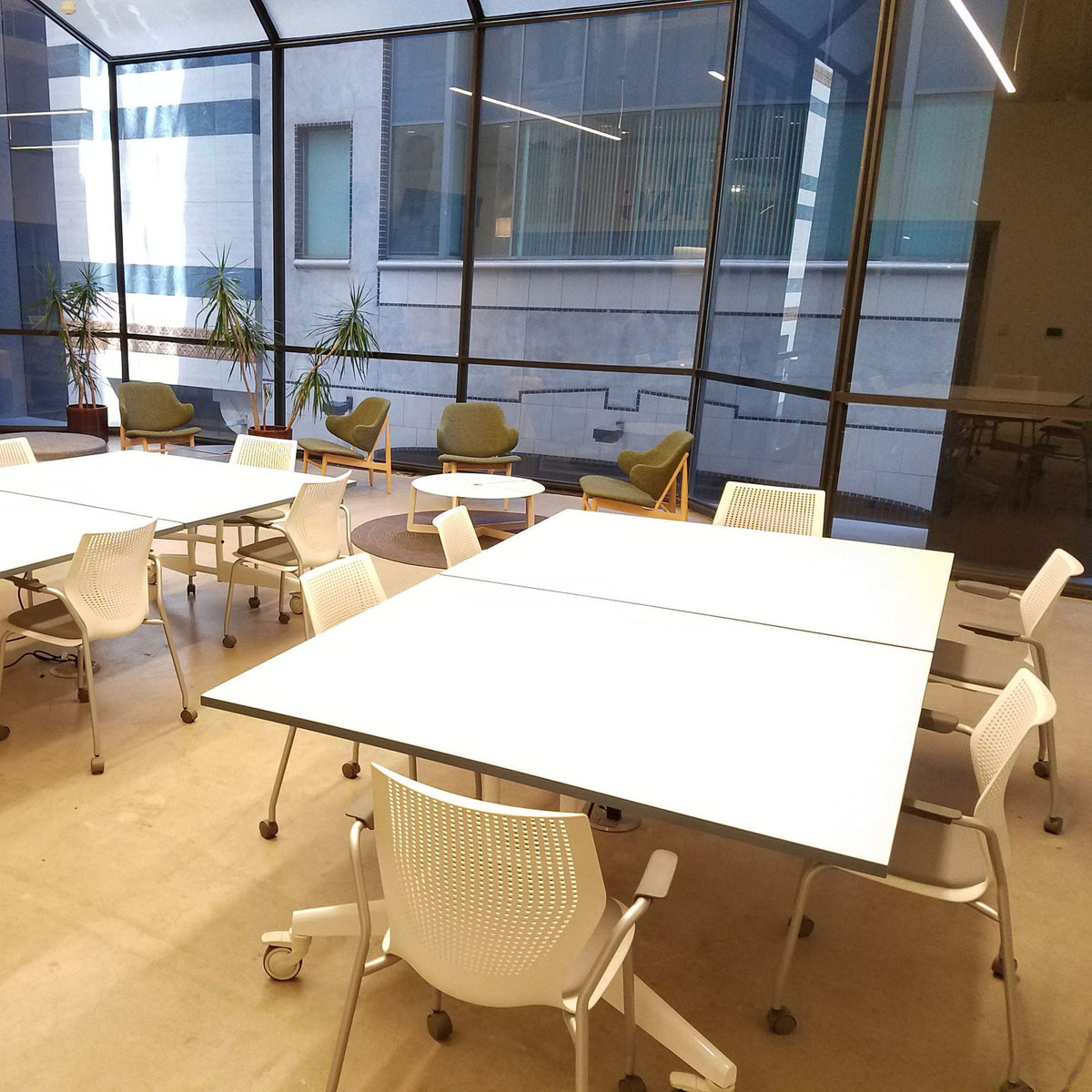 Nomad Folding 9FT Sport Conference/Markerboard/Ping Pong Table by Scale 1:1, showing nomad folding 9ft sport conference/markerboard/ping pong tables in live shot.