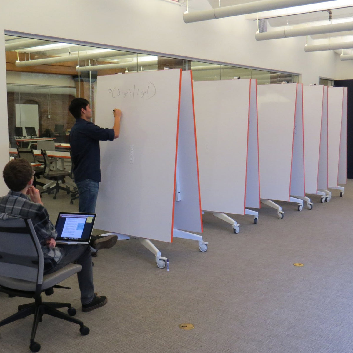 Nomad Folding Conference and Ping Pong Table by Scale 1:1, showing nomad folding conference and ping pong tables in live shot.
