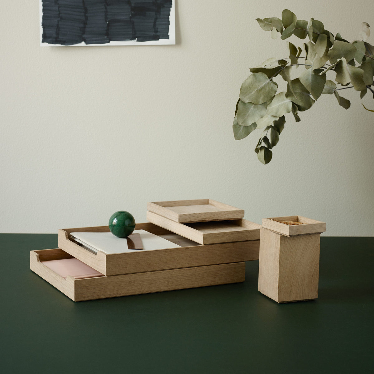 Nomad Pen Holder by Skagerak, showing nomad pen holder in live shot.