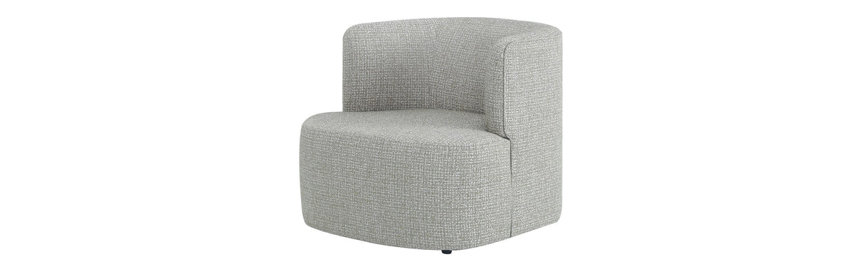 Noral Lounge Chair by SohoConcept, showing angle view of lounge chair in special order.
