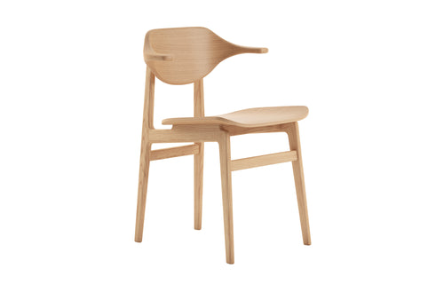 Buffalo Dining Chair by Norr11 - Natural Solid Oak, No Upholstery.