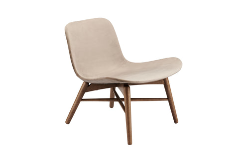 Langue Lounge Chair by Norr11 - Dark Smoked Beech, Cat 1 Upholstery.