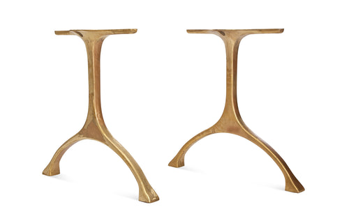 Maiden Table Legs by Norr11 - Brass Legs.