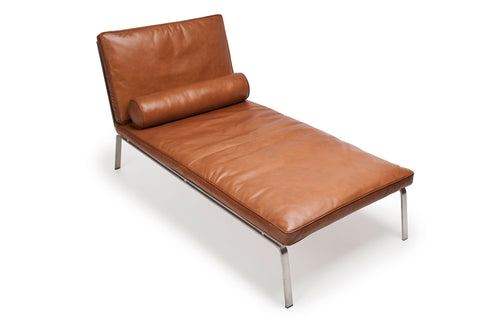 Man Chaise Lounge by Norr11 - Cat 3 Leather Upholstery.