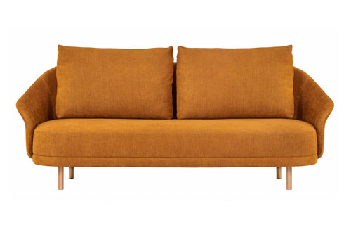 New Wave Two Seater Sofa by Norr11 - Cat 1 Upholstery, Natural Oak Legs.