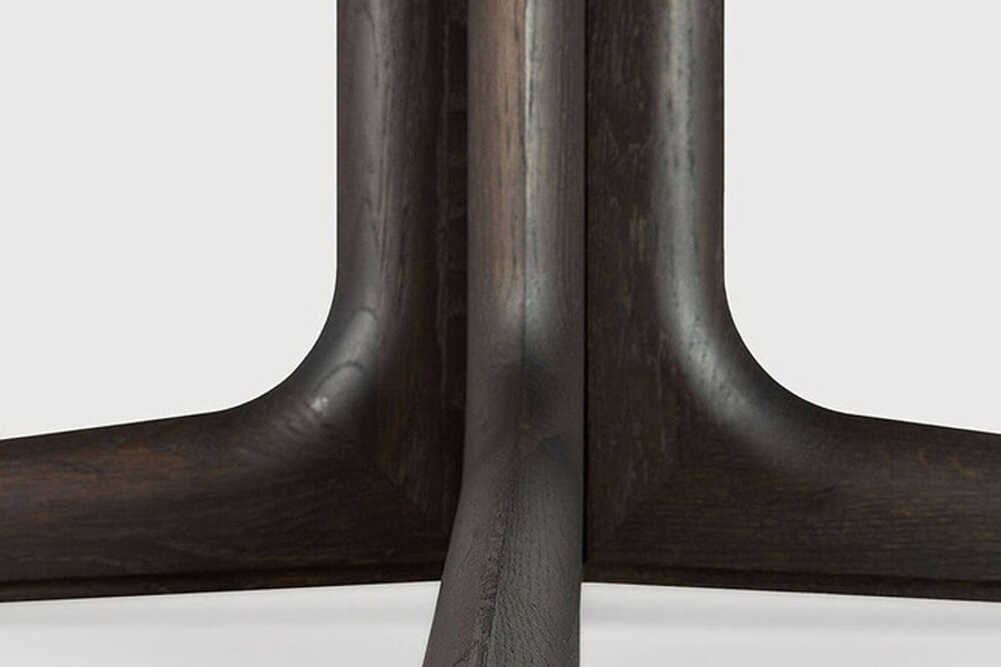 Corto Dining Table by Ethnicraft, showing closeup view of corto dining table.