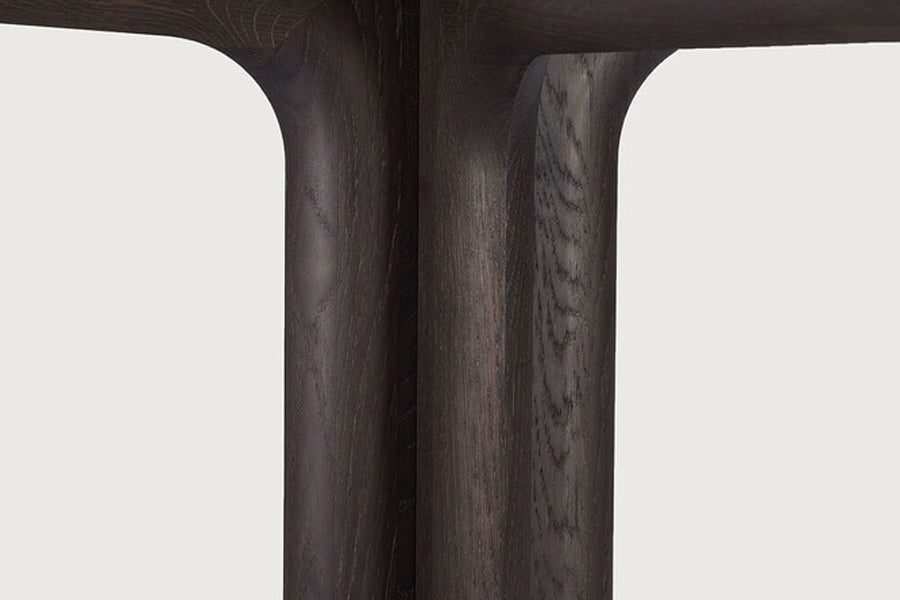Corto Dining Table by Ethnicraft, showing closeup view of corto dining table.