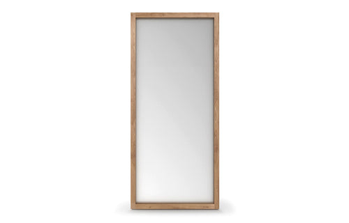 Oak Light Frame Floor Mirror by Ethnicraft - Oak Wood.