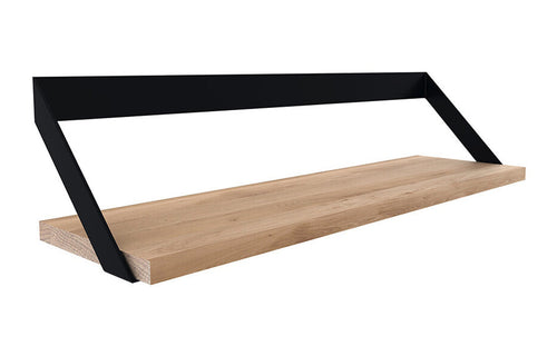Ribbon Shelf by Ethnicraft - Oak Wood/Black Metal.
