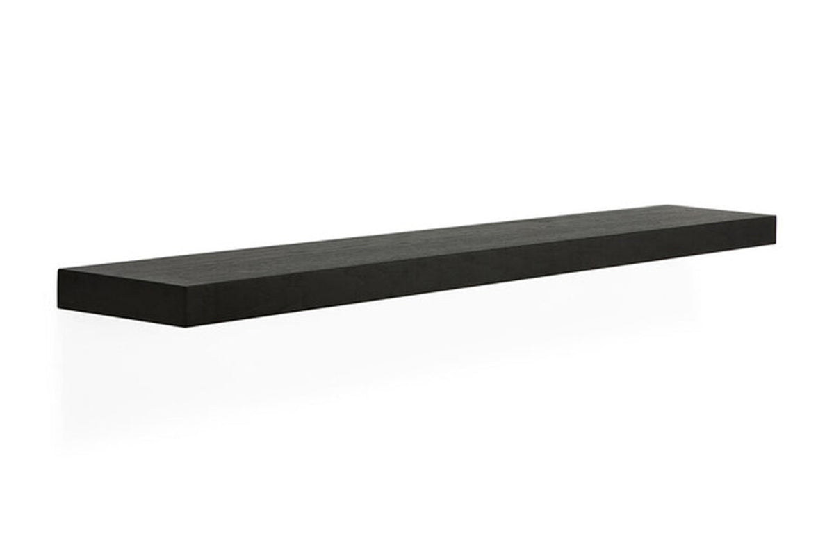 Wall Shelf by Ethnicraft - 55" x 9", Black Oak Wood.