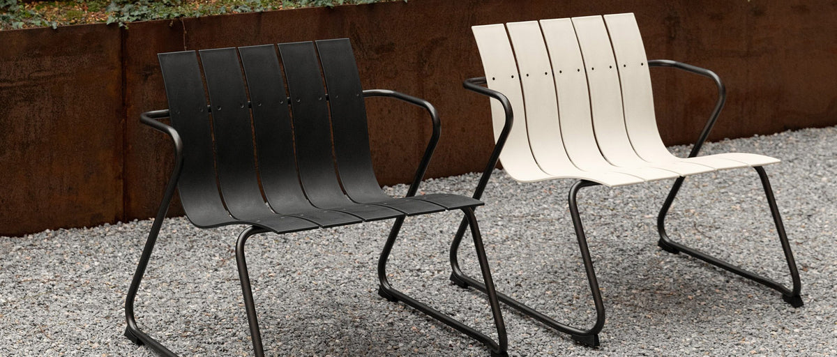 Ocean Lounge Chair by Mater, showing ocean lounge chairs in live shot.