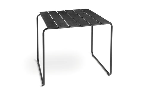 Ocean Table by Mater - Square (2 Person), Black Plastic Top.