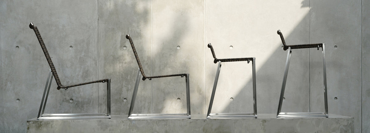 Olaf Easy Armless Chair by Mamagreen, showing olaf easy armless chair with different olaf chairs in live shot.
