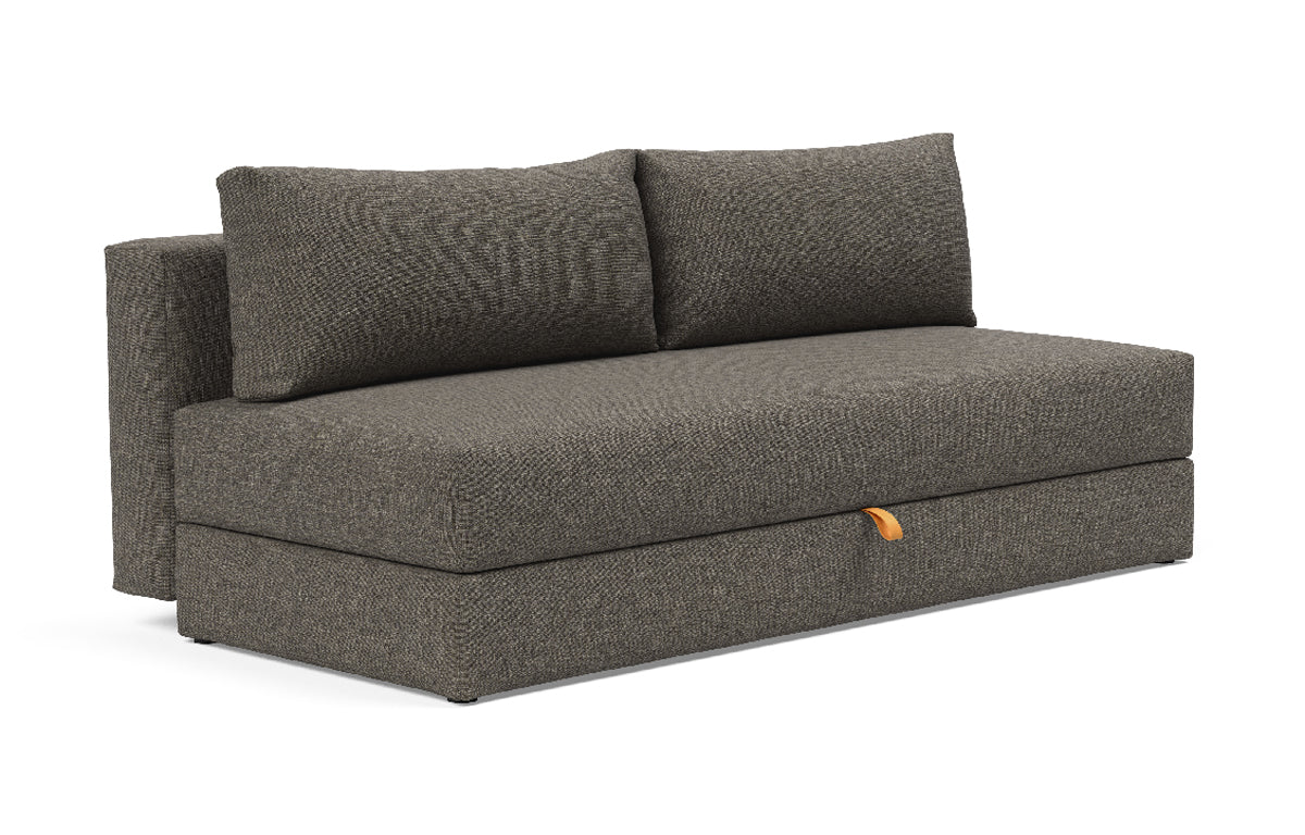 Osvald Sofa Bed by Innovation - 216 Flashtex Dark Grey.