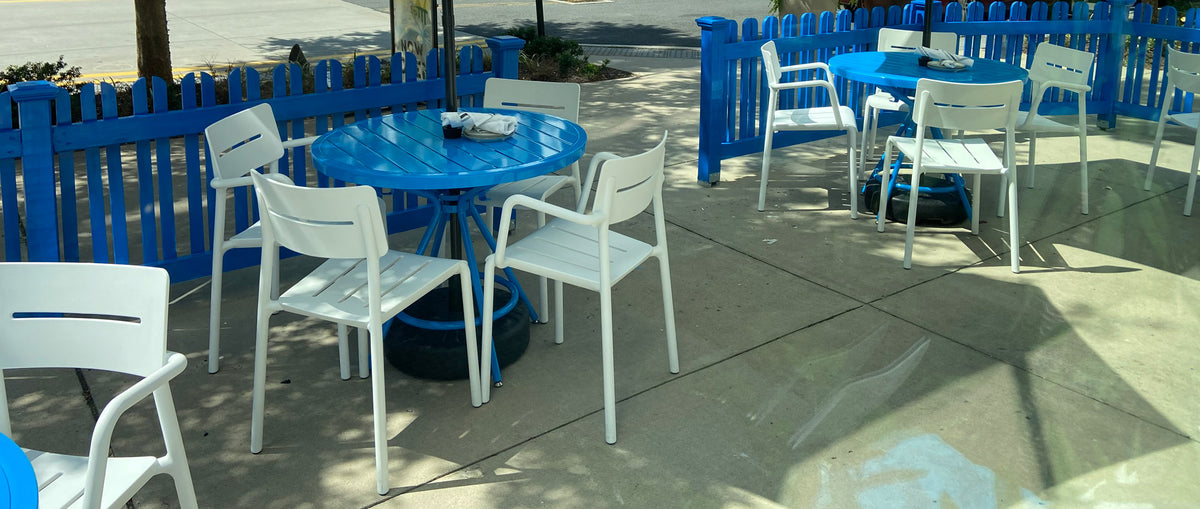 Outo Side Chair by Toou, showing outo side chairs in live shot.