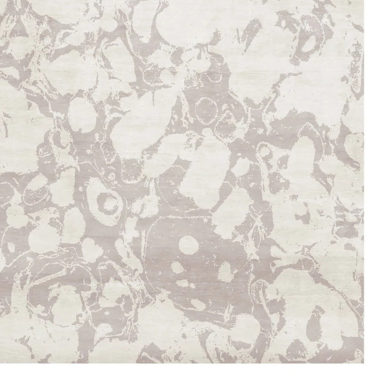 Oviglio OO200 Rug by Second Studio, showing closeup view of oviglio oo200 rug by second studio in cream & taupe.