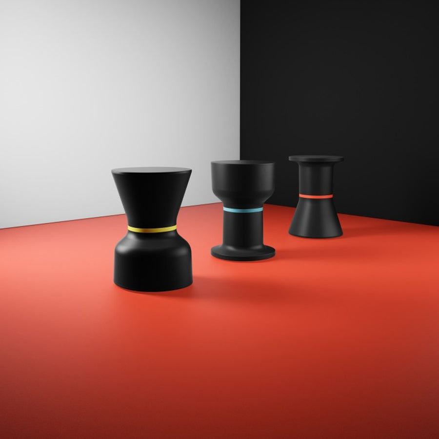 PA Side Table Stool, showing pa side table stool with KO & HE tables in live shot.