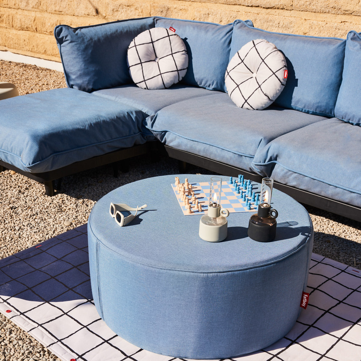 Paletti Sectional by Fatboy, showing paletti sectional in live shot.