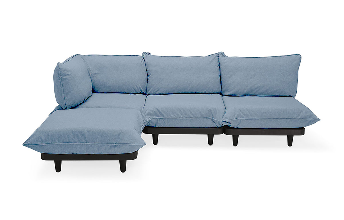 Paletti Sectional by Fatboy - Large, Storm Blue Sunbrella Fabric.