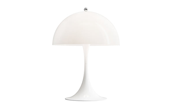 Panthella Mini Indoor Table Lamp by Louis Poulsen - White Opal Acryl