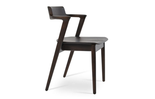 Paola Dining Chair by SohoConcept - Walnut Ash Wood.