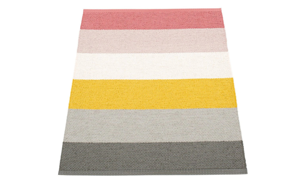 Molly Moor Runner Rug by Pappelina, showing front view of molly moor runner rug.