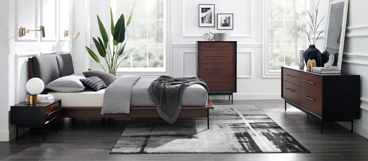 Park Avenue Ruby 4 Drawer Double Dresser by Greenington, showing park avenue ruby 4 drawer double dresser in live shot.