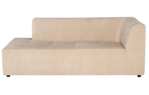 Parla Modular Sofa by Nuevo -Right Arm, Almond Fabric.