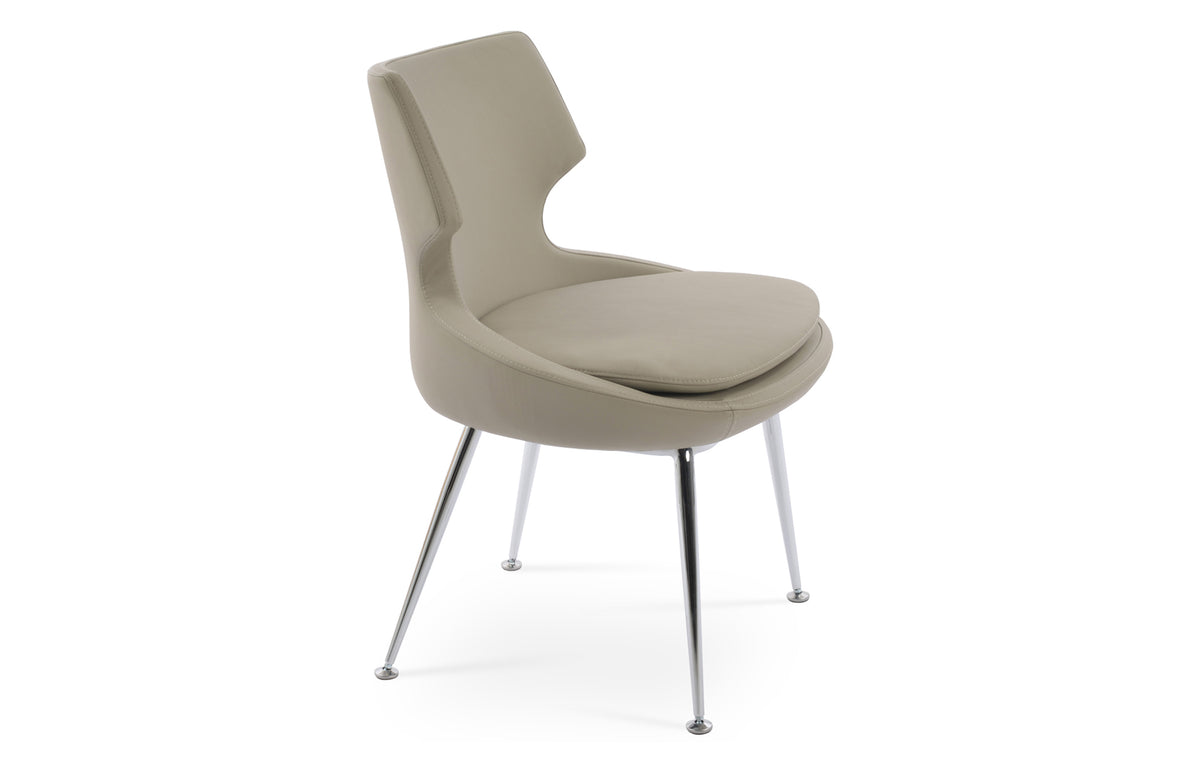 Patara Metal Dining Chair by SohoConcept - Bone PPM.