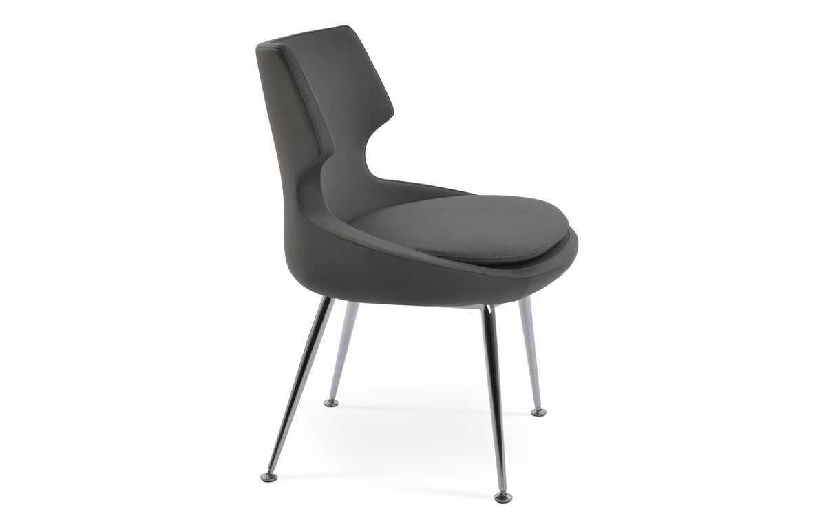 Patara Metal Dining Chair by SohoConcept - Grey PPM.