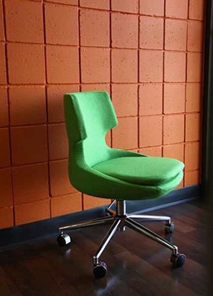 Patara Office Chair by sohoConcept, showing side view of the chair.