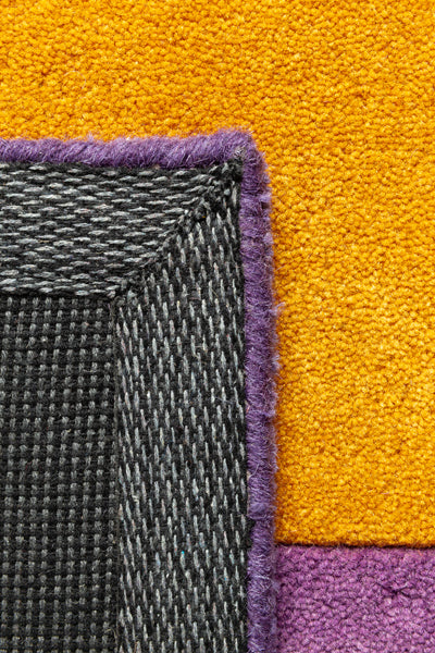 Patch 181.003.990 Hand Tufted Rug by Ligne Pure, showing closeup view of patch hand tufted rug.