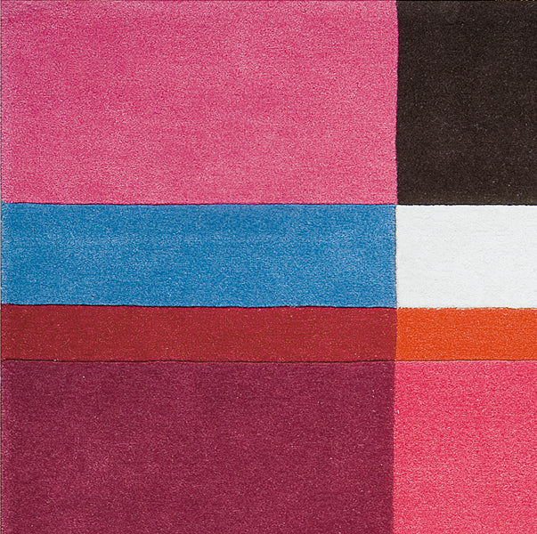 Patch 181.003.990 Hand Tufted Rug by Ligne Pure, showing closeup view of patch hand tufted rug.