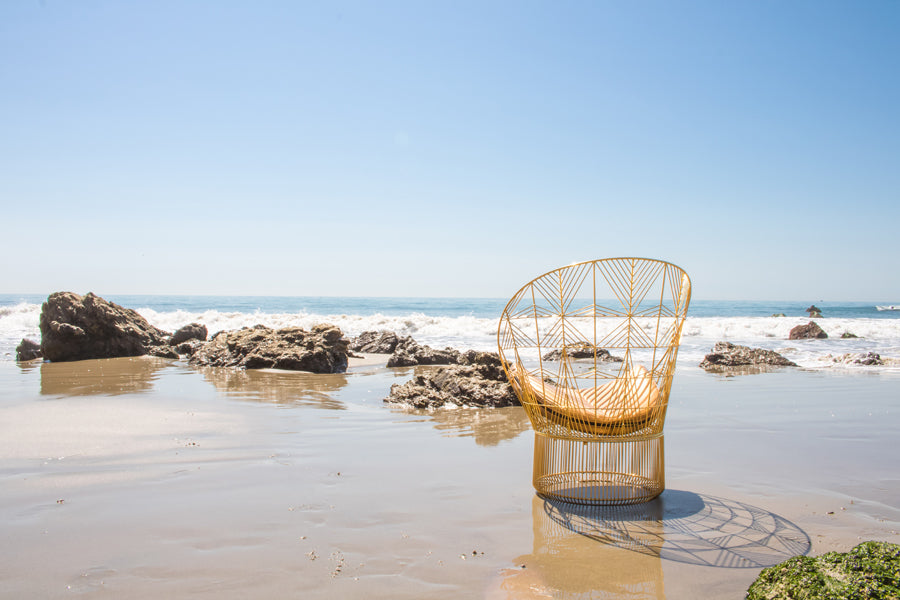 Peacock Lounge Chair by Bend, showing peacock lounge chair in live shot.