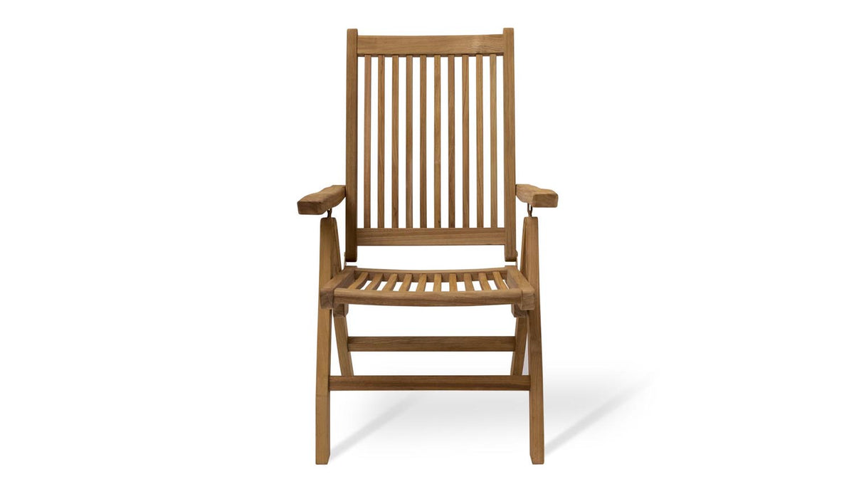 Pedasa Recliner Armchair by SohoConcept, showing front view of pedasa recliner armchair.