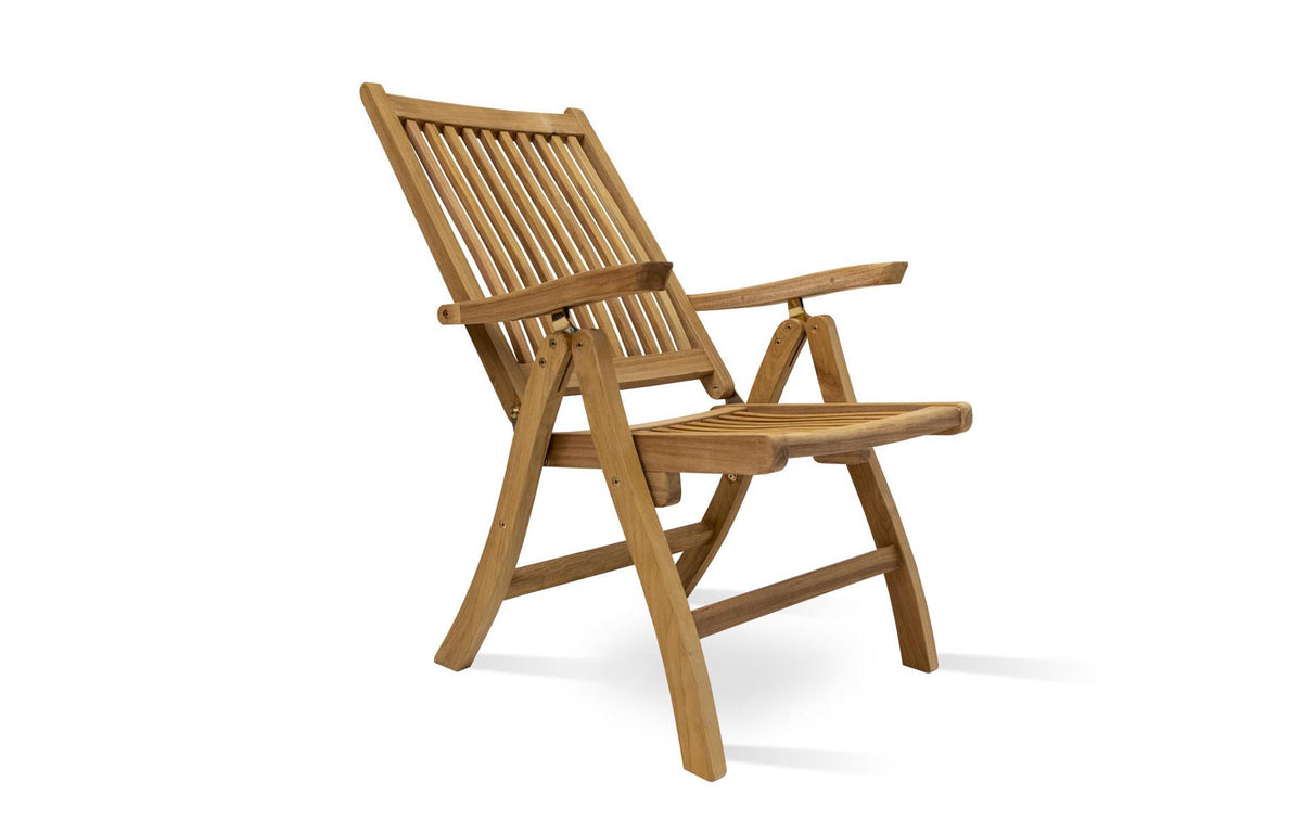 Pedasa Recliner Armchair by SohoConcept, showing ringt angle view of pedasa recliner armchair.