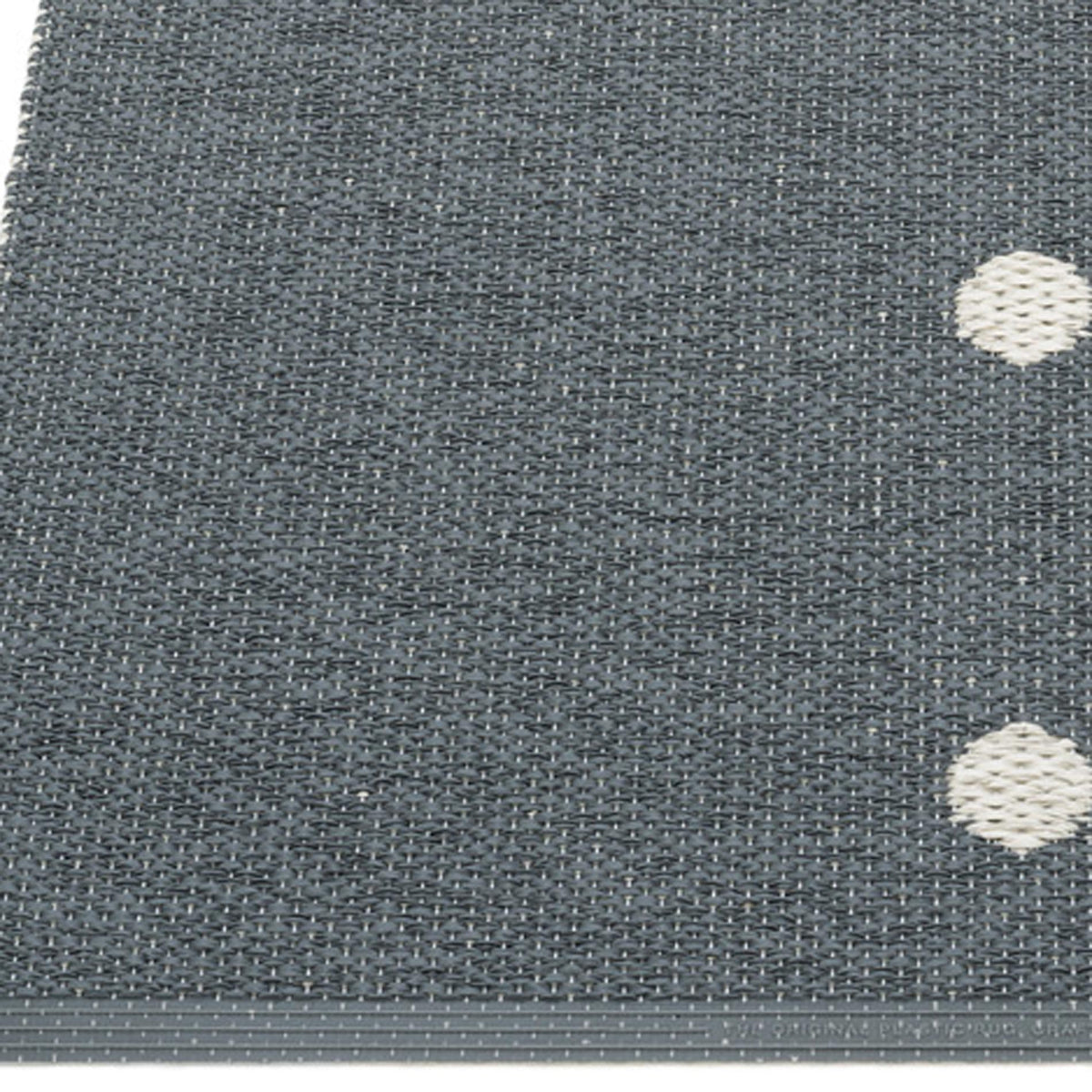 Peg Granit Runner Rug by Pappelina, showing closeup view of peg granit runner rug.