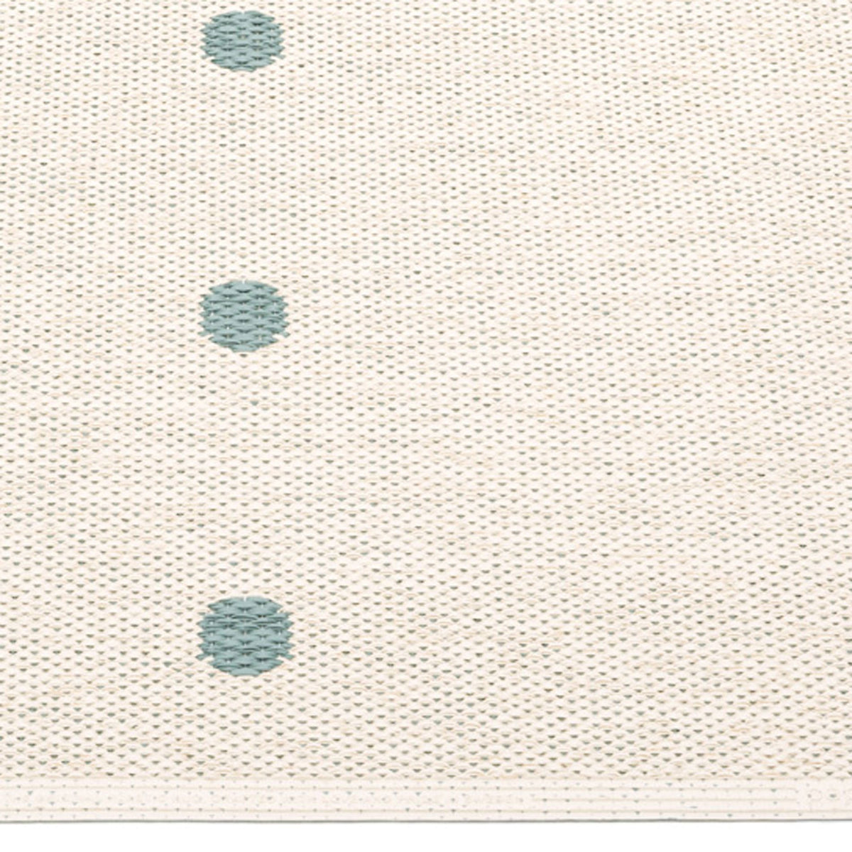 Peg Haze Runner Rug by Pappelina, showing closeup view of peg haze runner rug.
