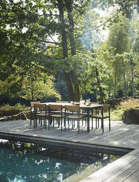 Pelagus Outdoor Chair by Skagerak, showing pelagus outdoor chair in live shot.