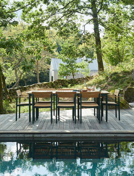 Pelagus Outdoor Chair by Skagerak, showing pelagus outdoor chair in live shot.