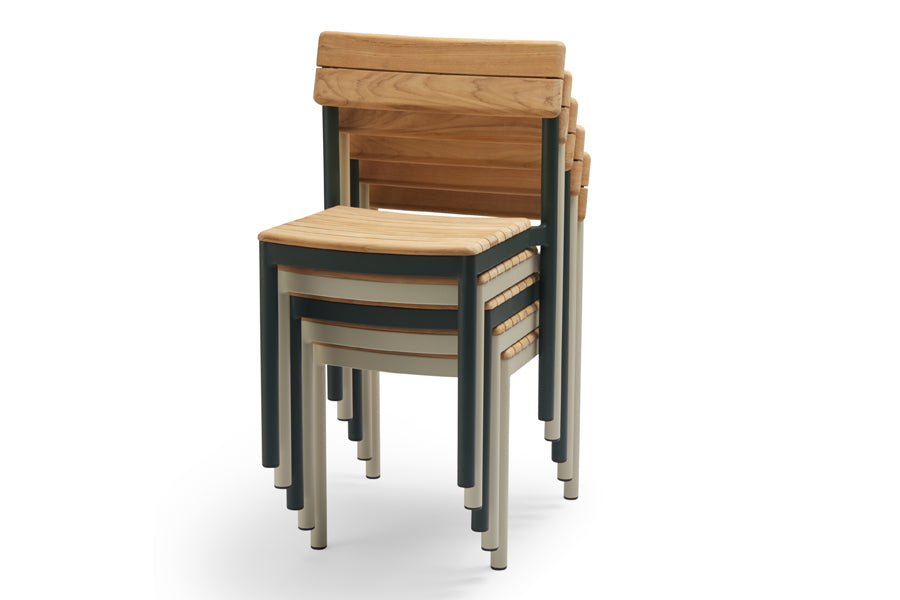 Pelagus Outdoor Chair by Skagerak, showing group view of pelagus outdoor chair.