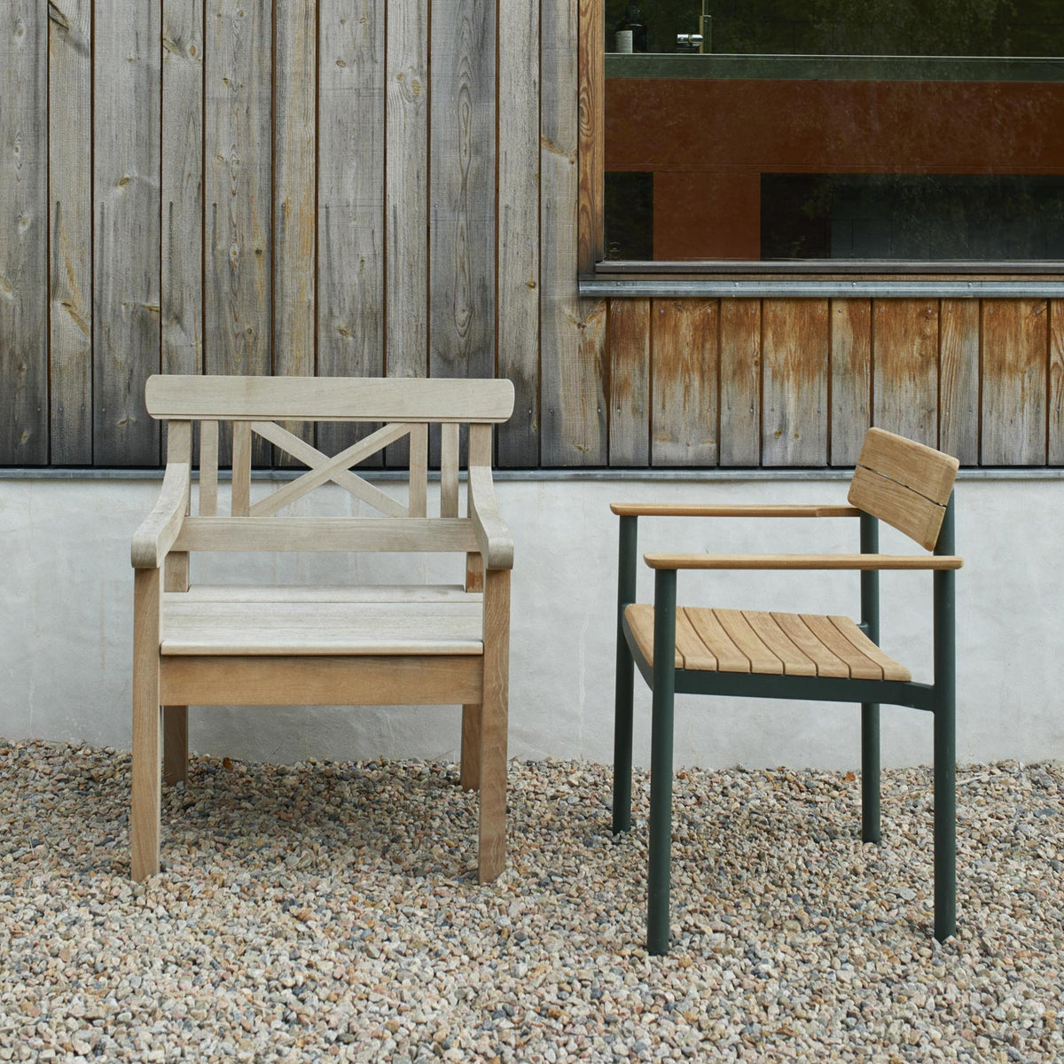 Pelagus Outdoor Chair by Skagerak, showing pelagus outdoor chair in live shot.
