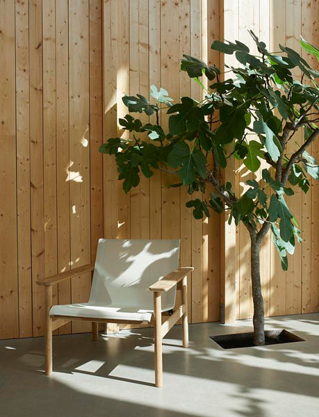 Pelagus Oudoor Lounge Chair by Skagerak, showing pelagus oudoor lounge chair in live shot.