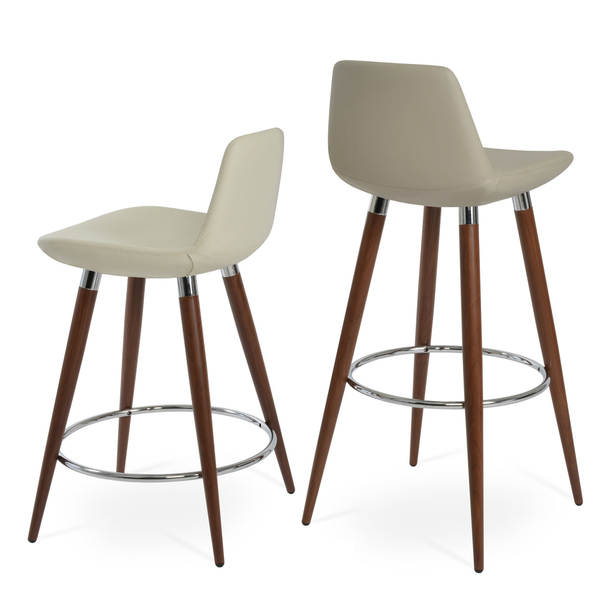 Pera Ana Counter Stool by SohoConcept, showing ana counter/bar stools together.