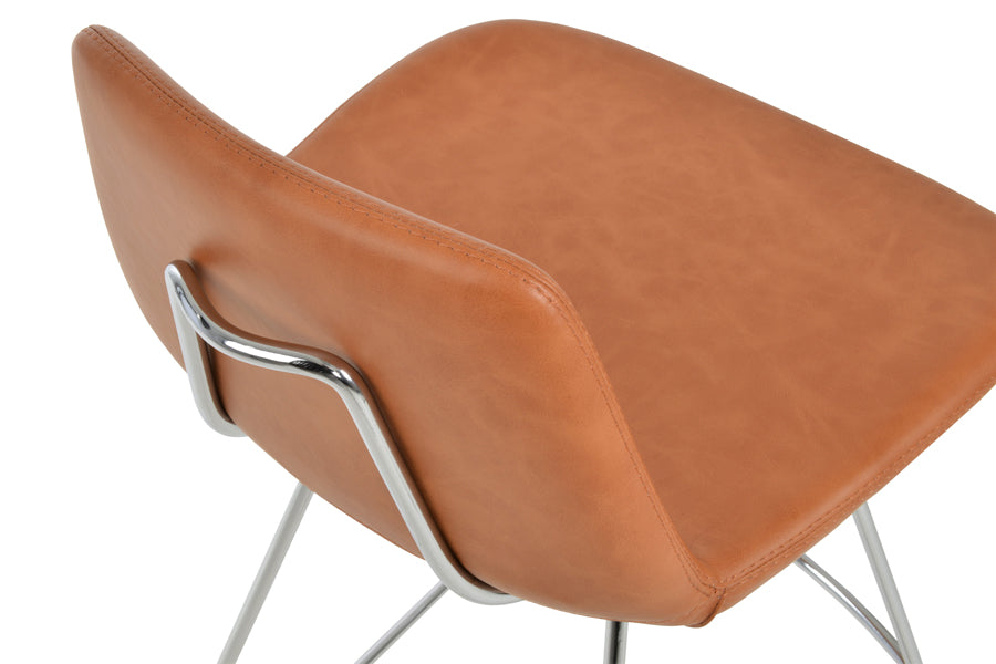 Pera HB Wire Counter Stool by SohoConcept, showing closeup view of hb wire counter stool.