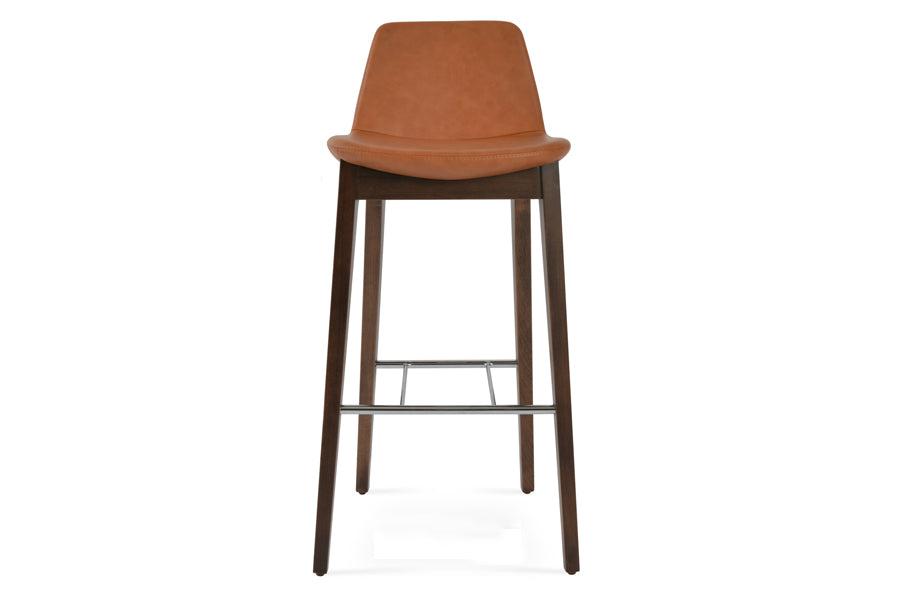 Pera HB Wood Counter Stool by SohoConcept, showing front view of hb wood counter stool.